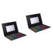 FOMIYES 2 Pcs 88 Shadow Palette Tool Trays Cosmetic Eyeshadow Colorful Eyeshadow Matte Woman 31.8x23.8cmx2pcs Assorted Colorx2pcs