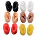 HUNIU Silicone Human Ear Model Earring Display Tool - White Left Ear for Hearing Aid Practice - Buy Online on GoSupps.com