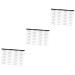 FOMIYES 6 Sheets Pairs Waterproof Stickers Realistic Waterproof Imitation Eyebrows Transfer Stickers Tool 3d