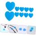 Lurrose Heart-Shaped Glasses | 5 Pairs Silicone Holders & Ear Hooks for Glasses - Buy Online on GoSupps.com