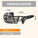 Don Pare 107 Greyhound Racing Muzzle for Black Lurcher, Sloughi, Saluki Dogs | Designed for Long Slender Shaped Muzzles by Amathings - Buy Online on GoSupps.com