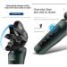 GeRRiT Mens Electric Shaver & Beard Trimmer - 3 in 1 Rotary Cordless Waterproof USB Rechargeable - Perfect for Wet & Dry Use - Buy Online on GoSupps.com