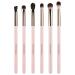 Eye Makeup Brush Set, 6 Pcs Professional Blending Eyeshadow Makeup Brushes for Concealer Eyebrows Eyeliner, Soft Hairs & Wood Handle