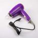 Folding Hairdryer Portable Travel Fast Drying Hair Lightweight Quiet Blow Dryer Compact Small Mini Hair Dryer (Purple) - Buy Online on GoSupps.com