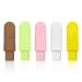 RIMOBUL 5 PCS Aligner Chewies for Aligner Chompers Aligner Trays Seater Colorful Orthodontic Aligner Trays Chewies Dental Chewies  5 Colors (White  Brown  Pink  Green  Yellow)