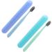 Buy Gatuida 4-Piece Travel Toothbrush Set - Soft Manual Wheat Gum Care with Case | Ultra Soft and Eco-Friendly - Buy Online on GoSupps.com