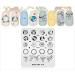 KADS Nail Art Stamping plate Nail Template Nail Art Design Tool Nail DIY Design Image Plate (ZO010) - Buy Online on GoSupps.com