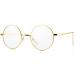 Pro Acme Retro Round Metal Frame Clear Lens Glasses Non-Prescription