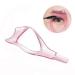 Elandy 2 PCS Pink Plastic Upper Lower Eye Lash Mascara Guard Applicator Guide with Lash Comb Eyelash Separators(Pink)