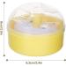 Bouff e de poudre pousseter houppette poudre pour tout-petits Applicateur de houppette de poudre | Bouff e de poudre pour le corps apr s le bain pour tout-petits et tui pour fond de Jaune - Buy Online on GoSupps.com