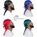 Buy 4 Silk Durags for Men & Women - 360 Waves + 1 Wave Cap - Extra Long Satin Durags in Black Blue Green Red - Worldwide Shipping - Buy Online on GoSupps.com