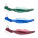 Minkissy Double -headed false toothbrush cleaner toothbrush toothbrush toothbrush toothbrush toothbrush toothbrush toothbrush toothbrush self -adhesive 3 pieces