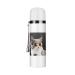 Fashion Glasses Cats Insulated Water Bottle 19 OZ Stainless Steel Travel Mug For Drink Sports Camping Hiking Outdoors