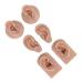 Handcrafted Silicone Human Ear Model - 3 Pairs for Acupuncture Training (Medium Skin Color) - Buy Online on GoSupps.com