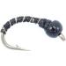 Black Zebra Midge Assortment - Black Bead Head - 3 Sizes 14, 16, 18 - Tailwater Fly Fishing Collection - Buy Online on GoSupps.com
