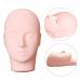 Soft Silicone Male & Female Head Model for Eyelash Extension Practice - Derkoly Professional Training Tool - Buy Online on GoSupps.com