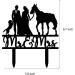 keonsatrz Horse Wedding Cake Topper Farmer Wedding Cake Topper Cowboy and Cowgirl Wedding Cake Topper Country Themed Cake Decor for Wedding Anniversary Bridal Shower Party - Buy Online on GoSupps.com