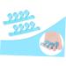 Silicone Gel Hammer Toe Cushions - Blue Shoe Separator & Valgus Adjuster - Orthotic Stretcher & Filler - Buy Online on GoSupps.com