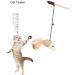 Camiter 7pcs Kitten Cat Toy Set - Interactive Natural Feather Teaser Wand with Balls, Mice, and Fish - Fun Pet Toy for Cat Activity - Buy Online on GoSupps.com