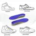 VALsole Orthotic Insole Arch Support - Plantar Fasciitis, Overpronation, Flat Feet, Metatarsalgia, Heel Pain - Men & Women - Blue (UK 5-24cm) - Buy Online on GoSupps.com