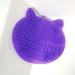  2-Pack Makeup Brush Cleaning Mat Cute Cat Animal Design Silicone Portable Brush Cleaner Pad Washing Tools with Suction Cups (Black+White) - Buy Online on GoSupps.com