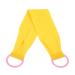 Double Sided Exfoliating Back Scrubber with Coarse Sand | Handle for Body Washing Shower - Yellow - Buy Online on GoSupps.com