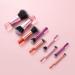 Travel Makeup Brushes Set - 10pcs Mini Cosmetic Brush Kit with Bag | Small Multi Color Face & Eye Brushes - Buy Online on GoSupps.com