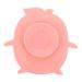 Hohopeti 1pc Suction Cup Mat Kids Placemat Suction Plates for Baby Suction Cup Plates for Toddlers Toddler Suction Plates Baby Suction Bowls and Plates Placemats for Kids Suction Cup Pad Pink 11.5X10.5cm