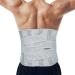 Broadened back support belt lumbar spine intervertebral discs spine waist shimmering lower back relief pain men (size: xxl)