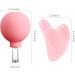 Glass Silicone Cupping Set - 0.4 Inch Pink - Vacuum Suction Massage Cups - Buy Online on GoSupps.com
