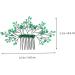 Angoily Green Branches and Leaves Hair Comb Wedding Hair Clip Hair Comb Green Rhinestone Barrettes Prom Tiara Rhinestone Hair Barrette Hair Pin Crystal Leaf Accessories Banquet - Buy Online on GoSupps.com