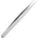 Eyelash Extension Tool | Professional False Eyelash Curler & Tweezer | Straight Tweezer LD-03 Silver for Eye Makeup - Buy Online on GoSupps.com