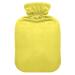 Yellow hot water bottle with cover hot water bottles for pain relief hand feet hot water bottle for warming hands 2 l