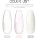 PEACECOLOR Acrylic Nail Kit with 8G Clear Pink White Acrylic Powder 60ML Acrylic Liquid Acrylic System for Beginners DIY Nail Art Nails Extension No Nail Lamp Needed Beauty Gifts color 190 - Buy Online on GoSupps.com