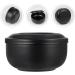 Beaupretty Stainless Steel Shaving Bowl with Lid - Deep Size Shaver Razor Cup for Men - Heat Insulation Barber Home Shave Soap Dish - Black - Buy Online on GoSupps.com