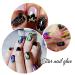 8Ml Nail Foil Gel Color Coat Nail Gel Starry Sky Sticker Adhesive Glue Soak Off Uv&led Nail Art Tool Nail Art Accessory - Buy Online on GoSupps.com