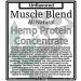 Raw Vegan Hemp Protein Concentrate Powder - 100% Pure Unflavored - Muscle Blend - 12 oz Pouch - Made in USA - Buy Online on GoSupps.com