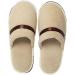 Buy Tianmao Hotel Slippers 5 Pairs of Closed-Toe Coral Fleece Guest Slippers for Spa Travel & Parties Universal Size Brown & Beige - Buy Online on GoSupps.com