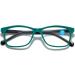 Wholesale Fashionable Feather Anti-Blue Light Reading Glasses for Men & Women - 3.50 Dark Red Frame | Ideal for Middle-Aged & Older Adults - Buy Online on GoSupps.com