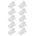 10-Piece Transparent Nail Tips Clips Set | UV LED Poly Gel Quick-Building Form | DIY Manicure Tool & Accessories - Buy Online on GoSupps.com
