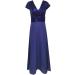 Buy Hanxiulin Blue Sequin Cocktail Party Dress - Heart Neckline Evening Dress for Women in 3XL - Buy Online on GoSupps.com