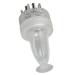 Applicateur d'huile Capillaire Bouteille Applicatrice de Peigne Racines 3 Ml Masseur M dical tanche pour Hommes et Femmes Soins Capillaires (Blanc transparent)