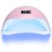 48W UV LED Nail Lamp for Gel Nails Polish | Professional Salon Curing Light with 4 Timer Settings and Sensor | Pink - Buy Online on GoSupps.com