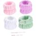 Healeved 4 Pairs Wristband Bow Washing Headband Wrist Washband Shower Hair Band Makeup Sweatband Washing Hair Band Wrist Bands Beauty Headband Supple Wrist Strap Miss Plush Jewelry Soft - Buy Online on GoSupps.com