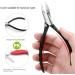 Pedicure ingrown Nail Scissors Nail Groove Pliers Nail Remover Set Bent Nose plier toenail Cuticle Nipper/207(Color:Dange Yadianhei) - Buy Online on GoSupps.com
