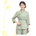 FOMIYES 1 Set Spa Robe Hairdressing Tunic Spa Gown Salon Smock Salon Uniforms Women Barber Shop Apron Spa Work Uniforms for Women Hair Salon Cape Spa Kit Spa Cloth Kimono Hair Dye L Green - Buy Online on GoSupps.com