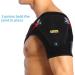 Acouto Black Shoulder Brace with Pressure Pad Breathable Shoulder Support for Rotator Cuff - Buy Online on GoSupps.com