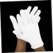 HAPINARY 16 Pairs White Cotton Gloves Cat Purse Industrial Gloves Grip Gloves for Work Mens Work Gloves Cotton Inspection Gloves Gavel Warm Cotton Mitts Miss Labor Protection Cotton Jewelry - Buy Online on GoSupps.com