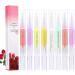 nail oil cuticle pen deep nourishing keratin cuticle oil pen for nails essential for dry skin nail cuticle oil pen suitable for fragile peeling and damaged thin nails.(8pcs Nail Cuticle Oils)