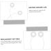 DOITOOL Hairdressing Machine 2pcs Component Heating Plate Heating Coil Ceramics White The Iron Plastic Replacement Ceramic Coils 9.5X2.5CM White - Buy Online on GoSupps.com